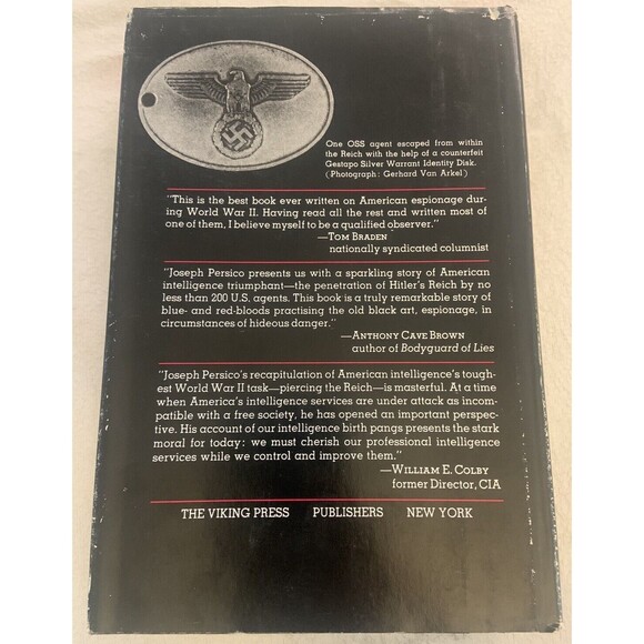 Joseph E. Persico PIERCING THE REICH :   The Penetration of Nazi Germany by Amer - Picture 2 of 4